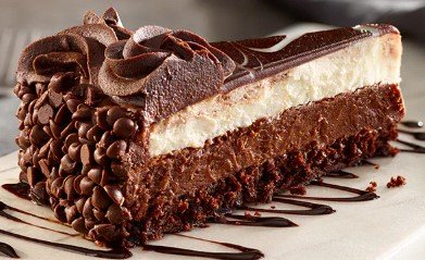 Black Tie Mousse Cake (V)