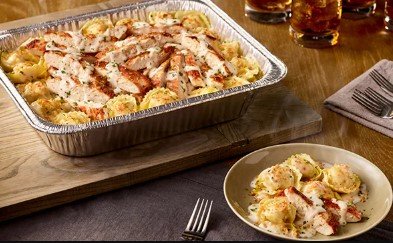 Chicken Tortelloni Alfredo (serves 4 - 6 )