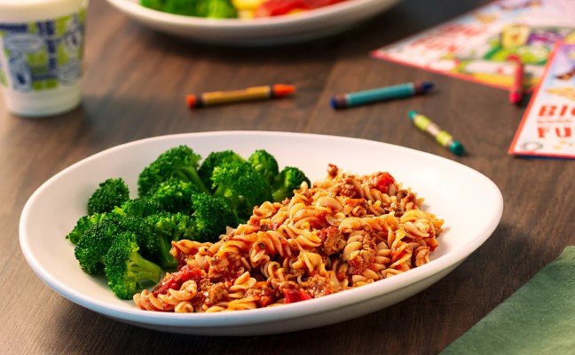 Kids Rotini with Meat Sauce