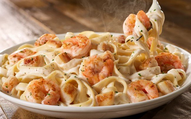 Seafood Alfredo