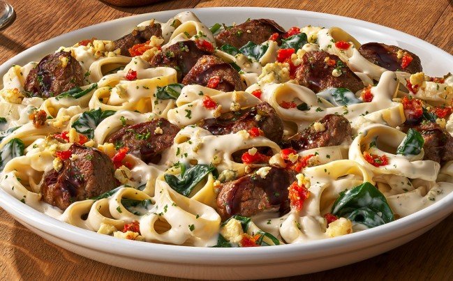 Steak Gorgonzola Alfredo