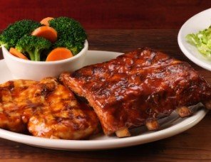 Grilled BBQ Chicken & Ribs