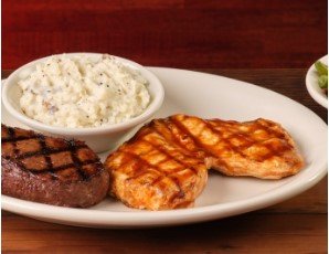 Grilled BBQ Chicken & Sirloin