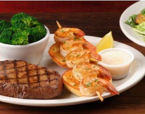 Sirloin & Grilled Shrimp